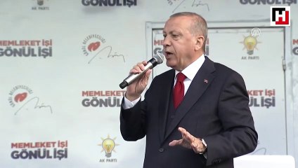 Erdoğan: "Bunlar Anadolu'nun yollarını sadece seçimden seçime hatırlarlar"