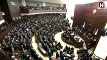 Erdoğan, İYİ Parti'den istifa edip AK Parti'ye geçen Tamer Akkal'a rozet taktı