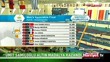 ÜMİT ŞAMİLOĞLU ALTIN MADALYA KAZANDI
