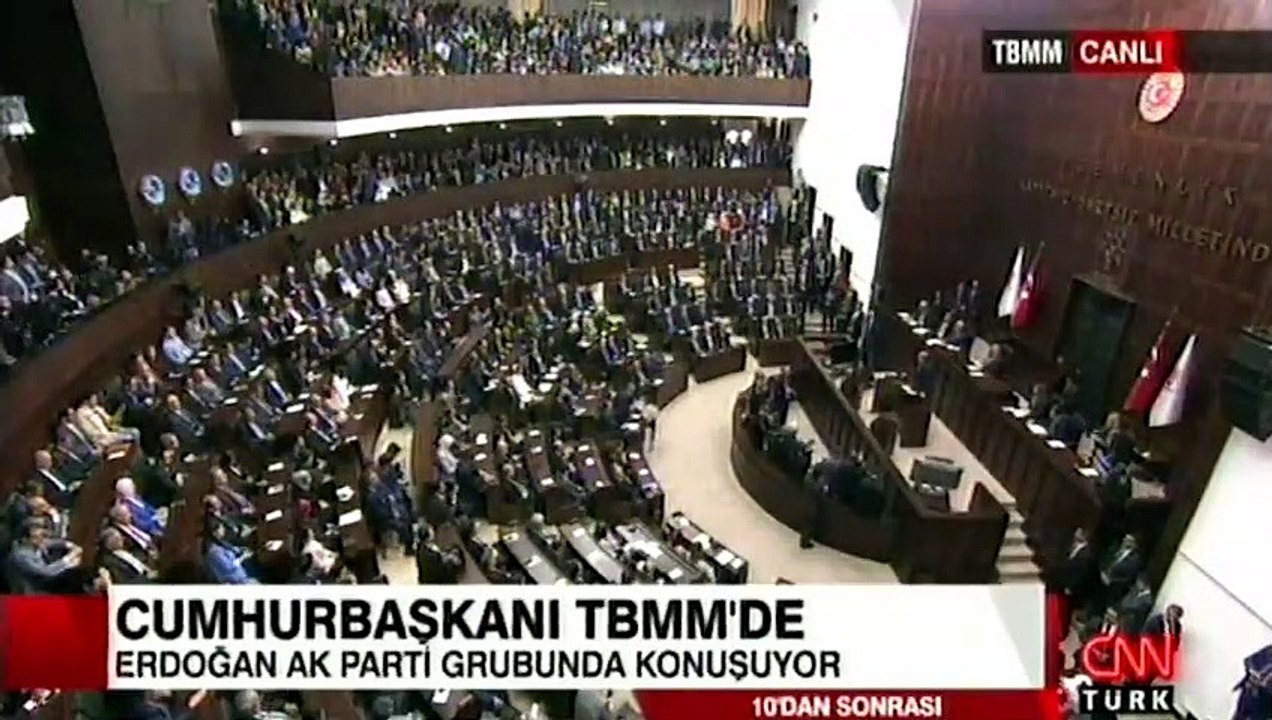 Erdoğan 1044 gün sonra AK Parti kürsüsünden seslendi
