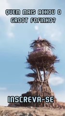 GROOT FILHOTE E PEQUENO COM MUITA RAIVA