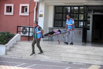 Osmaniye haberi... Osmaniye'de gerçeği aratmayan yangın tatbikatı