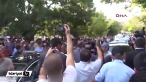 Şehit cenazesinde Akdoğan'a protesto