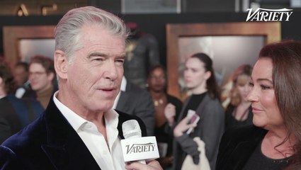 Pierce Brosnan Black Adam Red Carpet