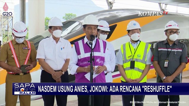 Nasdem Usung Anies Jadi Capres, Jokowi: Ada Rencana Reshuffle