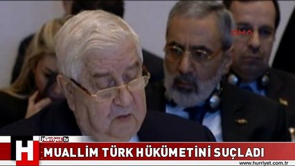 SURİYE'DEN TÜRKİYE'YE AĞIR SUÇLAMA