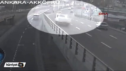 Ankara'daki o feci kazanın görüntüleri ortaya çıktı