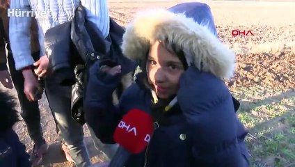 7 yaşındaki göçmen Afgan Leyla yaşadıklarını anlattı