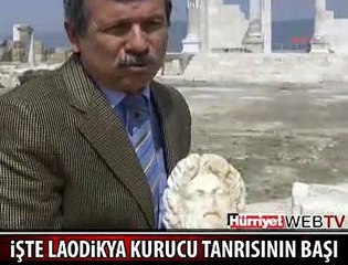LAODİKEUS'UN HEYKEL BAŞI BULUNDU