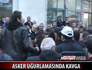 ASKER KONVOYUNA POLİS MÜDAHALESİ