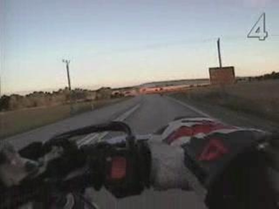 moto a 336 kmh Police