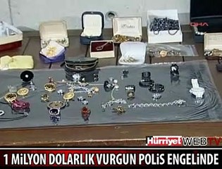 1 MİLYON DOLARLIK MÜCEVHER GİDİYORDU