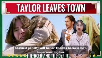 Taylor abandons Ridge to leave town - Steffy avenges his mother The Bold and the