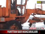 İŞTE YURTTAN KAR MANZARALARI