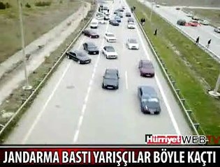 GENÇLERİN OTOYOLDAKİ ÖLÜM YARIŞI