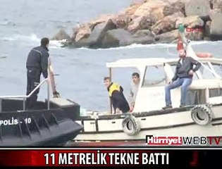 KUMKAPI'DA TEKNE BATTI