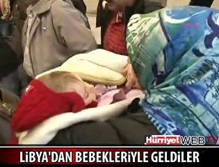 LİBYA'DAKİ TÜRKLER YURDA DÖNÜYOR