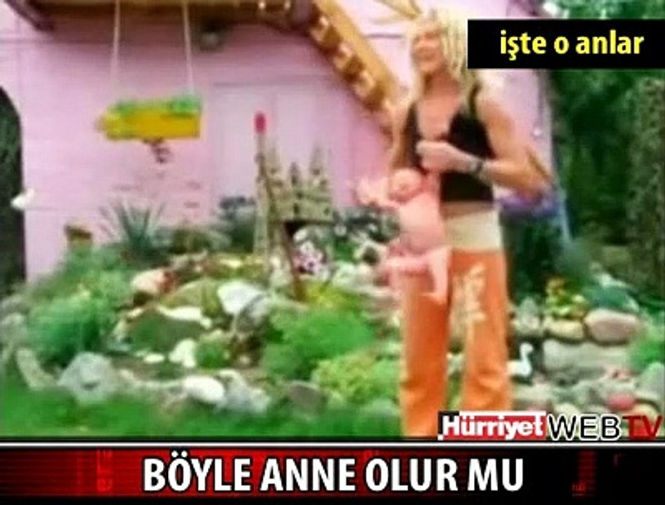 BEBEĞİNE BUNU YAPTI