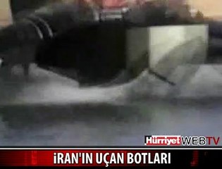 İRAN UÇAN DENİZ BOTU YAPTI