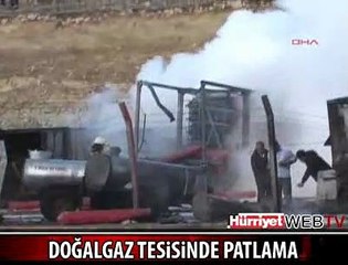 BATMAN'DA DOĞALGAZ TESİSİNDE PATLAMA