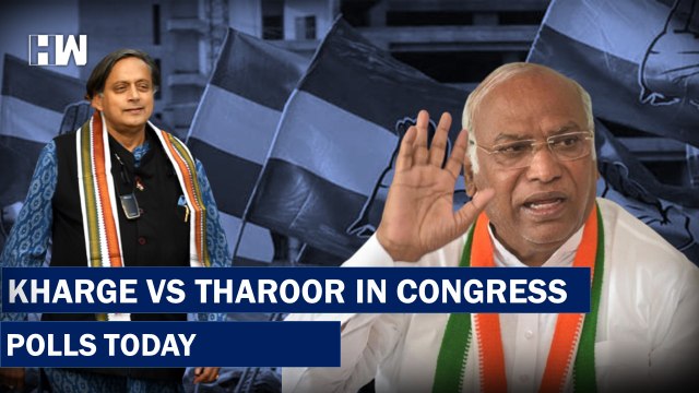 Headlines: Mallikarjun Kharge vs Shashi Tharoor In Congress Polls Today