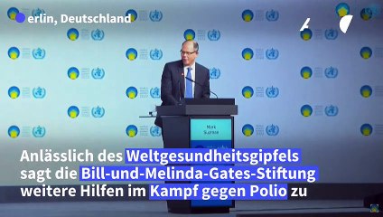 Gates-Stiftung sagt 1,2 Milliarden Dollar im Kampf gegen Kinderlähmung zu