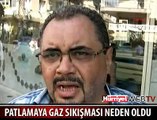 İZMİR'DEKİ PATLAMA ANI KAMERADA