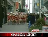 NOEL BABA VE ANNELERDEN ÇIPLAK KOŞU