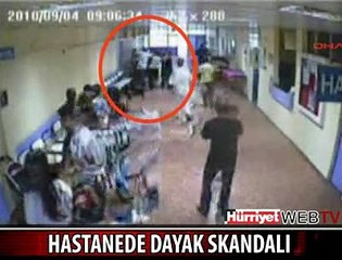 HASTANEDE DAYAK SKANDALI