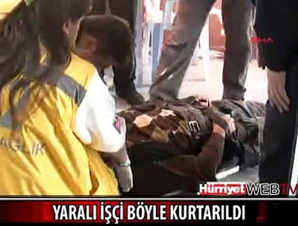 ÇATIDA KURTARMA OPERASYONU