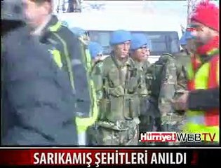 SARIKAMIŞ ŞEHİTLERİ ANILDI