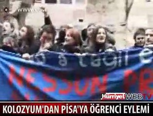 İTALYA'DA ÖĞRENCİ EYLEMİ