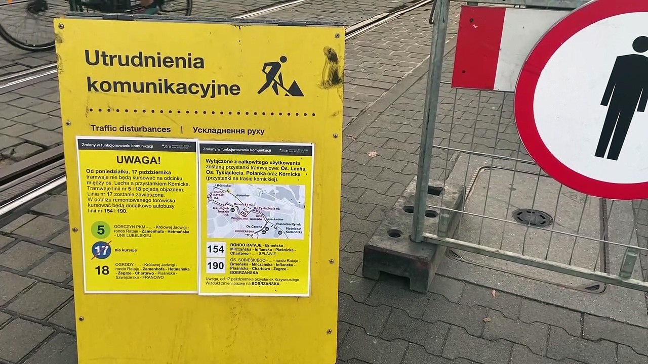 Poznań: Rozpoczęły się prace remontowe Trasy Kórnickiej