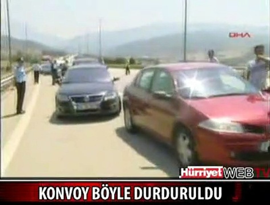 KONVOY BÖYLE DURDURULDU
