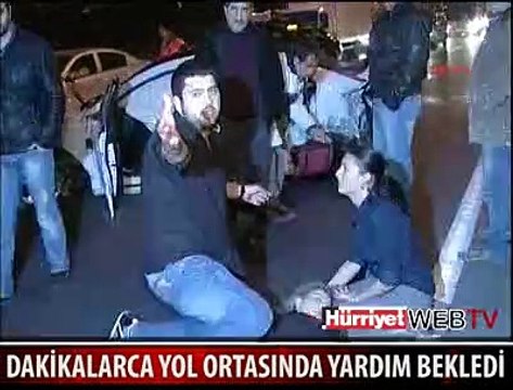 DAKİKALARCA YERDE AMBULANS BEKLEDİ