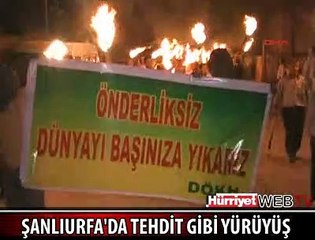 SURUÇ'TA ABDULLAH ÖCALAN YÜRÜYÜŞÜ