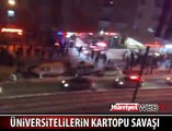 500 ÜNİVERSİTELİDEN KARTOPU SAVAŞI