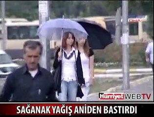 BU SABAH YAĞMUR VARDI İSTANBUL'DA
