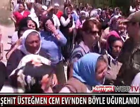 BİNLERCE TURHALLI ŞEHİDİNİ UĞURLADI