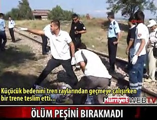 13 YAŞINDAKİ ÇOCUĞA TREN ÇARPTI