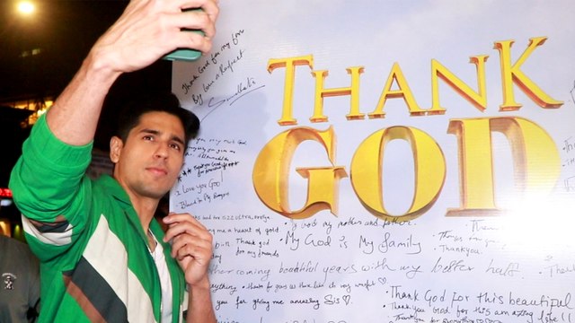 अपनी फिल्म 'थैंक गॉड' के प्रमोशन के लिए फैंस के बीच पहुंचे सिद्धार्थ मल्होत्रा