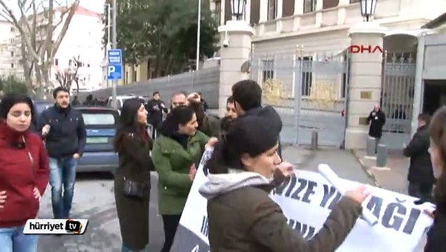 Grup Yorum'dan vize protestosu