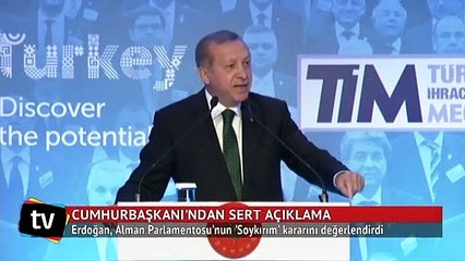 Cumhurbaşkanı Erdoğan'dan Almanya'ya sert sözler