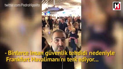 Havalimanında uçaklara yolcu alımı durduruldu
