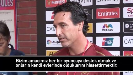 Unai Emery'den Mesut Özil'e tam destek!