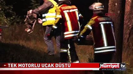 TEK MOTORLU EĞİTİM UÇAĞI DÜŞTÜ