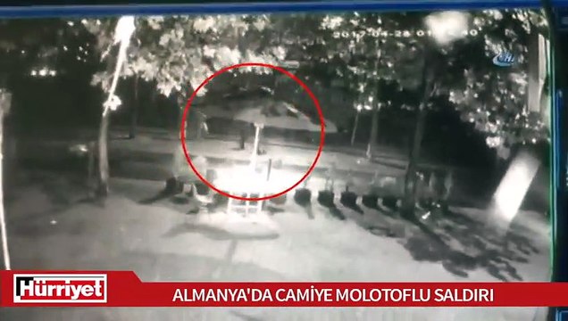 Almanya'da camiye molotoflu saldırı