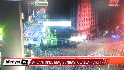 Arjantin sokaklarında yenilgi sonrası olaylar çıktı
