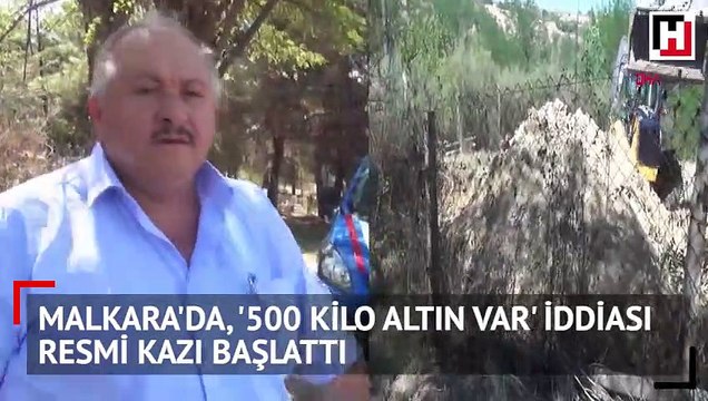 Malkara'da, '500 kilo altın var' iddiası resmi kazı başlattı