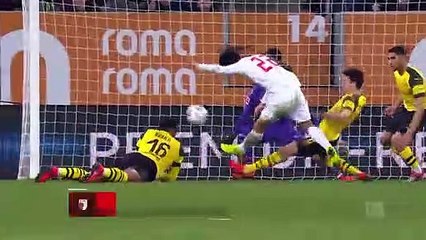Augsburg 2-1 Borussia Dortmund (MAÇ ÖZET)
